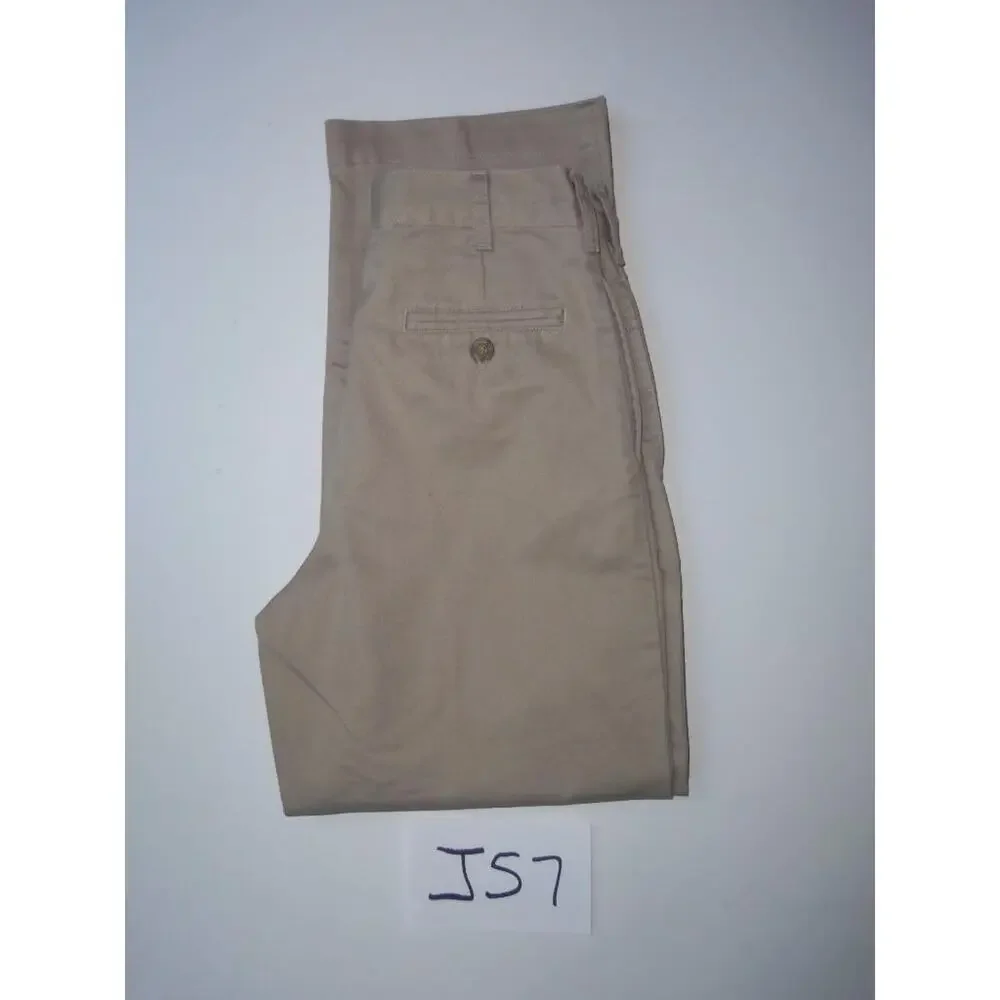 Faded Glory Pants Size 12 Regular Tan Pleated Boys -0317J57